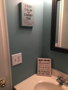 clean bathroom
