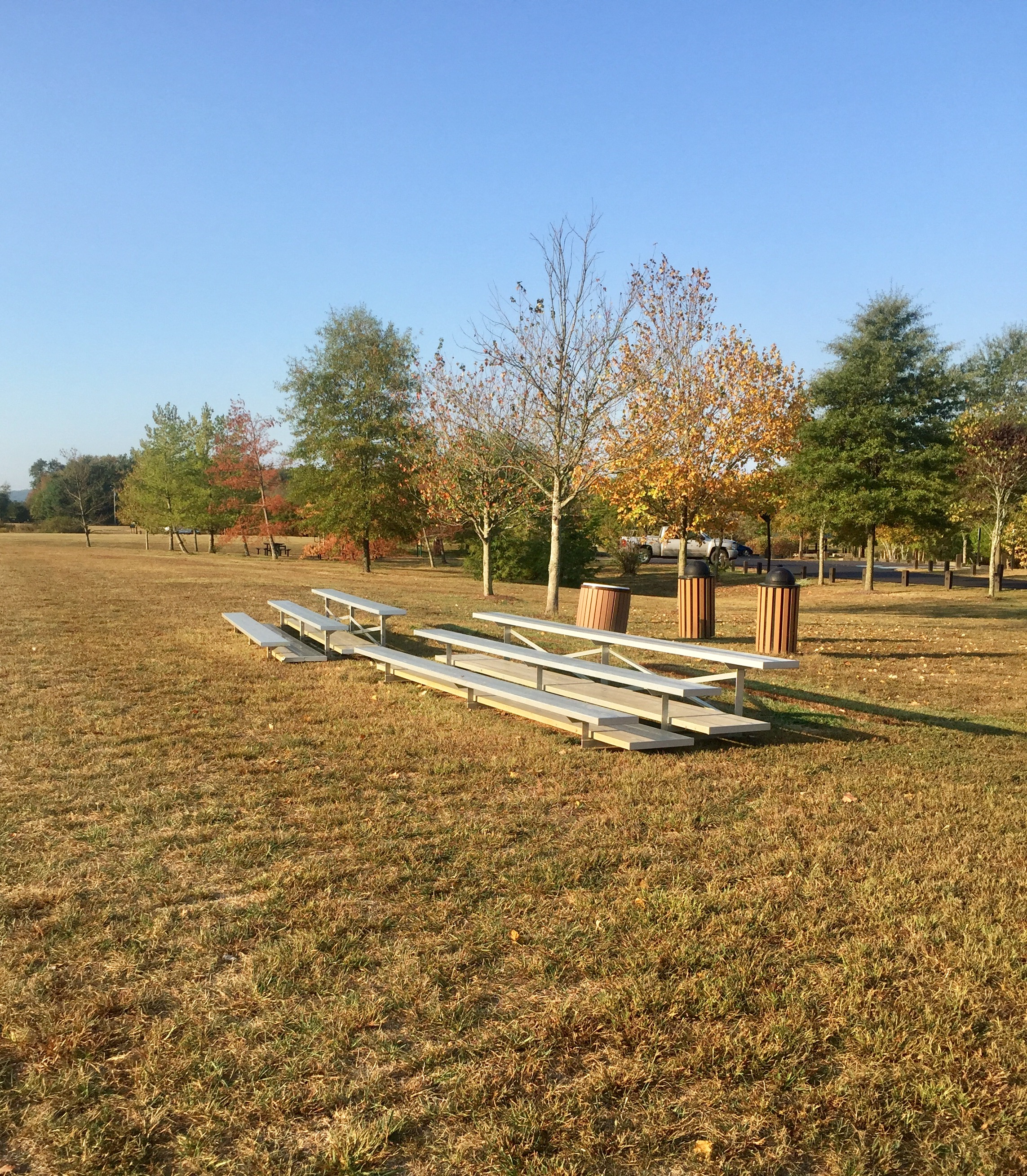 Fall football stands